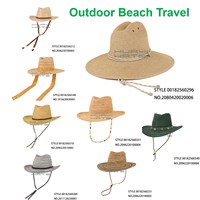Chapeau de soleil cloche de luxe en raphia naturel pour femme, style bob en paille crochetée, avec logo personnalisé – Vente en gros