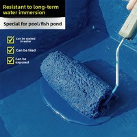 Revêtement Spécial Imperméable pour Piscine, Bassin à Poissons, Toit, Mur, Sous-sol - Matériau de Réparation et d'Étanchéité Contre les Fuites