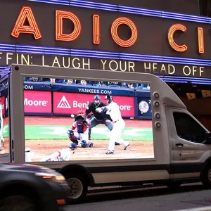HD грузовик мобильный наружный рекламный светодиодный экран
