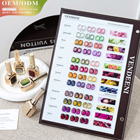 Vendeeni – Kit de vernis gel œil de chat 100 couleurs, tendance, perles de verre ultra-fines, super brillant, imperméable, vernis gel UV haute intensité de couleur