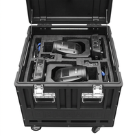 Flight case professionnel en plastique étanche IP65 pour éclairage de scène, robuste et durable, 4 roues, 8U-20U, pour écrans LED, OEM