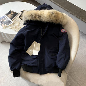 2026 新款高级版型男士超大户外连帽夹克设计师防风羊毛领休闲飞行员夹克 - Product Image 3