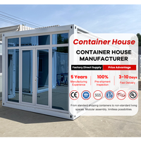 Container Pieghevole Grande, Montaggio Rapido, Casa Mobile Prefabbricata, Ufficio Pieghevole per Abitazione
