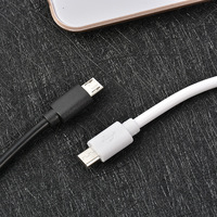 Câble de charge et synchronisation de données Micro-USB Type-C mâle haute vitesse 20 cm, 5 broches, en cuivre étamé, pour téléphones mobiles Android et Apple – Meilleure vente