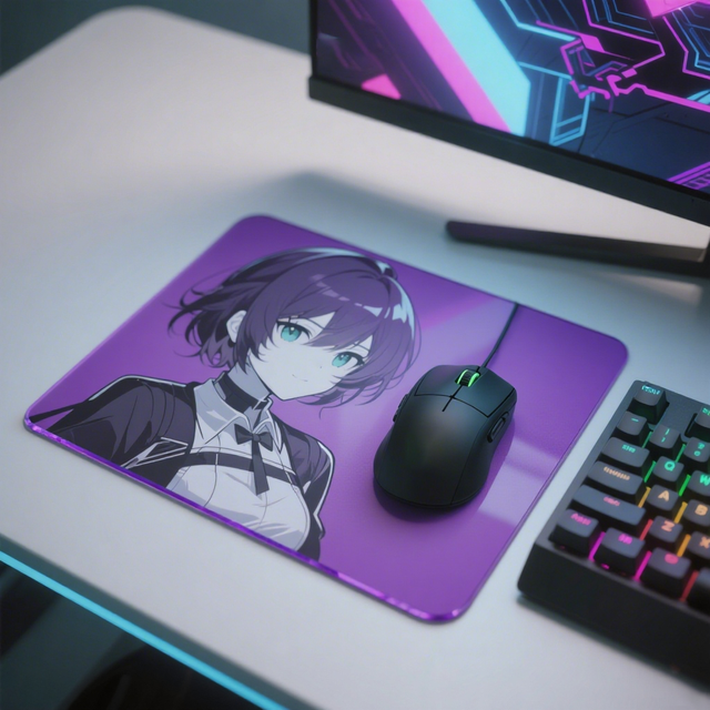 Customizable Gaming Mousepad Waterproof Mouse Mat with Custom Logo Glass Mouse Pads for Mouse and Keyboard Gaming
