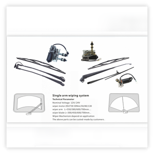 Moteurs d'essuie-glaces robustes, bras et lames pour <span class=keywords><strong>bus</strong></span> et camions, pièces pour Yutong, Volvo, MAN, IVECO - Product Image 3