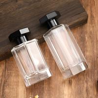 Botol Parfum Kaca Isi Ulang 50ml Kristal Jernih dengan Desain Heptagonal Unik untuk Penyimpanan & Perjalanan DIY