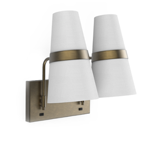 Applique murale double tête de lit pour chambre d'hôtel, pour <span class=keywords><strong>le</strong></span> projet de <span class=keywords><strong>la</strong></span> collection Next Generation 7.0 de Staybridge Suites, style moderne, pour hôtels et projets hôteliers - Product Image 1