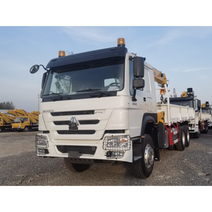 Sinotuck Howo NXマニピュレーター6x4 12トンクレーントラックマニピュレーター付きストレートブームトランスポータートラック - Product Image 6