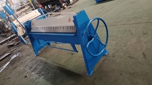 Manuelle Faltmaschine 2000mm Handbetriebener Blechbieger mit Edelstahl- & Aluminiumkonstruktion 60° Biegewinkel - Product Image 4