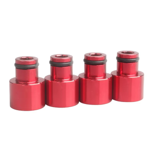 <span class=keywords><strong>Xavier</strong></span> Adaptadores de Inyectores de Combustible de Aluminio para Carreras, Mecanizados por CNC, 4 Piezas, con Tamaños Personalizables para B16/B18/D16 - Product Image 4