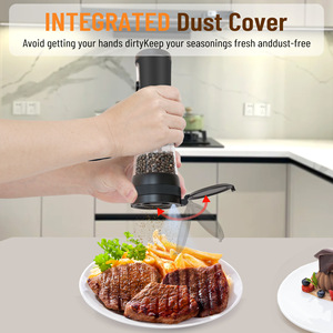 เครื่องบดพริกไทยไฟฟ้าพร้อมการตั้งค่าการบดแบบปรับได้ 5 ระดับ-ไฟ LED ความจุ 100 มล. ชาร์จ USB-C ได้ 300W ตัวเครื่องทำจากพลาสติก - Product Image 6