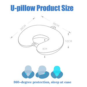 Almohada Cervical de Viaje Ortopédica para Alivio del Dolor, con Logotipo Personalizado, para Oficina, Almuerzo, Masajes y Aviones - Product Image 2