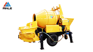 مضخة خرسانة صغيرة من مينل، مضخة خرسانة عالية الجودة، مضخة خرسانة متنقلة عالية الكفاءة للبناء، تصل إلى 30 طابقًا - Product Image 4