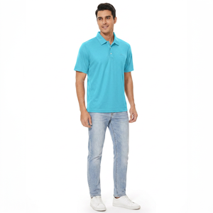 Chemises Polo pour Hommes de Haute Qualité, Dernier Design, Respirantes, en Toile, Motif Uni, Vêtements Casual de Rue, Prix Bas en Promotion - Product Image 1