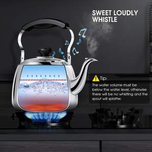 Sifflet en acier inoxydable MIAOCAI, bouilloire de grande capacité, cuisinière à gaz à induction, bouilloire domestique épaissie universelle - Product Image 3