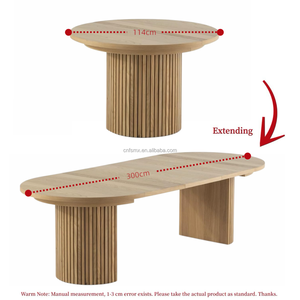 Tavolo Rotondo Trasformabile con Vano Portaoggetti e Panca Estensibile, Completamente Espandibile per Oltre 10 Persone e Completamente Richiudibile per 5 Persone - Product Image 6