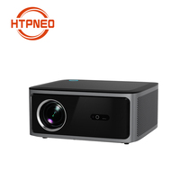 Projecteur LCD HTP Model X5 avec autofocus, correction automatique de la distorsion trapézoïdale, 1080P 4K, 800 lumens ANSI, Android, haut-parleurs intégrés, moteur optique scellé