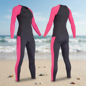 Traje de Neopreno de Cuerpo Entero Personalizado de Alta Calidad al por Mayor, Spandex/Nylon, para Adultos, Piel Suave, Impermeable, Cierre en el Pecho, Tallas Grandes - Product Image 3