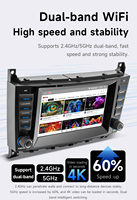 Radio para Auto Android de 7 Pulgadas BQCC, Octa DSP 32EQ, 4G, GPS, WIFI, Carplay, Android Auto, Reproductor para Auto para Mercedes Benz Clase C W203 2004-2007