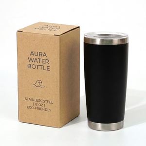 Travel BPA-Free Stainless Steel Vacuum <b>Coffee</b> <b>Cup</b> with Straw <b>Lid</b> Logo Customizable Tumbler for Car - Product Image 1