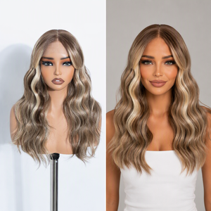 วิกผมสังเคราะห์แบบ HD Lace Front รุ่น Rebecca Body Wave PerPlucked ที่มีลักษณะคล้าย<span class=keywords><strong>ผม</strong></span>มนุษย์จริง  ไม่ต้องใช้กาว - Product Image 2