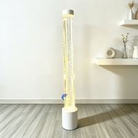 Lampe à bulles d'eau LED brillante personnalisée, auto-adhésive, écologique, moderne, en acrylique, pour la décoration de fêtes et de mariages