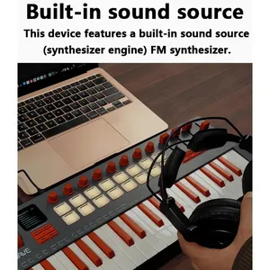 Clavier MIDI portable M-VAVE SMK-37 <span class=keywords><strong>Pro</strong></span> Elite, 37 touches, arrangeur électronique, synthétiseur - Product Image 5