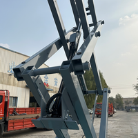 Plateforme élévatrice mobile électrique autopropulsée pour travaux en hauteur, équipement de levage, hauteur maximale 6m, panneau de commande à distance