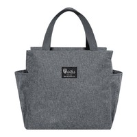 Sac à lunch isotherme pour adultes/enfants - Tissu Oxford imperméable, fermeture éclair, réutilisable, léger, avec doublure en aluminium