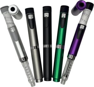 High-quality V3 Reusable Metal <b>Syringe</b> <b>Pen</b> 3ml Glass Vial Available in Multiple Colors for and Skincare - Product Image 4