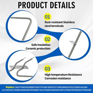 W10779716 טווח האפייה אלמנט תנור תואם ג 'קוזי maytag maytag, אלמנט חימום תנור להחליף w10289097 ap5970727 - Product Image 3