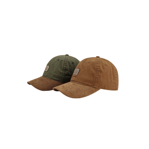 Vintage Style Baseball Cap Velour Ins Style Solid 6-Panel <b>Hat</b> Curved Fashionable Ethnic Luxury Summer Metal Buckle Common for - Product Image 3