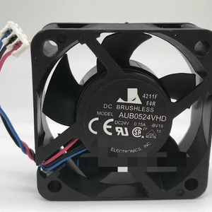 New and Original Fan AUB0524VHD Fan DC24V 0<strong>.</strong>15A 5020 5cm <strong>3</strong> Wire Cooling Fan Stock in Warehouse PLC Programming Controller - Product Image 1