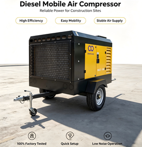 Compresor de Aire de Tornillo Portátil de 242kW y 15m³/min con Ruedas y Alta Eficiencia para Perforación Minera - Product Image 1