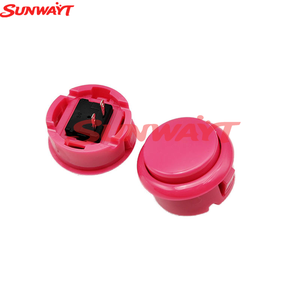 30mm Sanwa Type Plastic Momentary Round Push Button <b>Arcade</b> Plastic Push Button with Built-in Microswitch for Sale - Product Image 4
