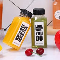 Couvercles étanches en plastique PET de 4oz Bouteille d'eau réutilisable Contenants à boisson de qualité alimentaire pour jus, lait, thé, boisson glacée pour enfants 120ml