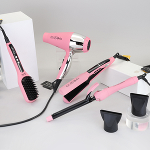 ENZO Multi-fonction OEM 4 en 1 Lisseur de <span class=keywords><strong>cheveux</strong></span> rose, peigne chauffant, <span class=keywords><strong>boucleur</strong></span> de <span class=keywords><strong>cheveux</strong></span>, sèche-<span class=keywords><strong>cheveux</strong></span> en une étape, brosse à <span class=keywords><strong>air</strong></span> chaud, fournisseurs avec PTC - Product Image 6