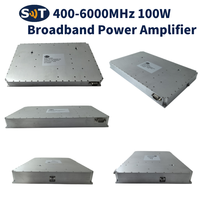 Amplificateur de puissance large bande 400-6000 MHz 100 W, gain de 60 dB, pour les tests de communication et les systèmes RF industriels