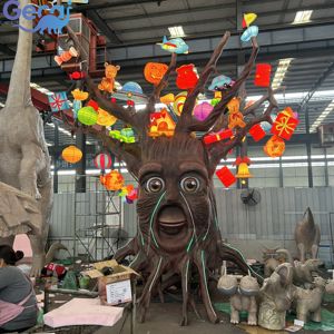 GECAI Arbres parlants animés de parc d'attractions de taille personnalisée Arbres parlants animatroniques artificiels et réalistes à vendre - Product Image 4