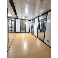 Maison conteneur moderne extensible de qualité supérieure avec unité de bain intégrée pour usage et location en appartement