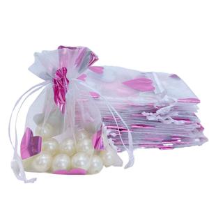Fournisseur d'usine en gros – Petit sac cadeau en organza transparent avec cordon de serrage pour mariage et fête - Product Image 6