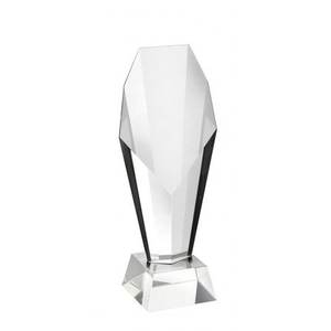 Trofeo H 220 MM-80X80X50mm con Base de Madera, Vidrio y Plástico, Medalla con Impresión UV para Regalos de Ferias Comerciales y Regalos de Bienvenida - Product Image 1