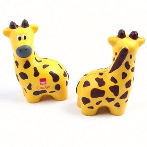 ลูกบอลบีบแก้เครียดรูปยีราฟทำจากโฟม PU พร้อมโลโก้สั่งทำ สำหรับเด็ก - Product Image 1