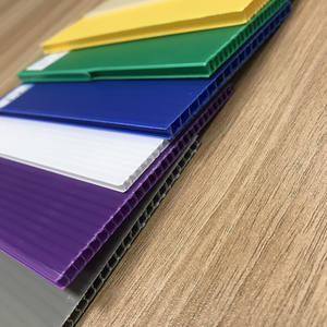 Lámina de plástico corrugado PP/Tablero Lámina de plástico corrugado multicolor - Product Image 2