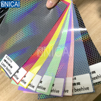 Auto Wrap Film Laser Bienenstock Wrap Hochviskose Laser Wabe Auto Aufkleber Vinyl Auto Wrap Laser Wabe