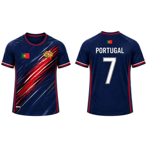 <strong>Portugal</strong> Flag Print 2026 World Football Cup Men's <strong>Jersey</strong> Breathable Quick-drying Sports T-shirt Unisex Summer Casual Fan Gift - Product Image 6
