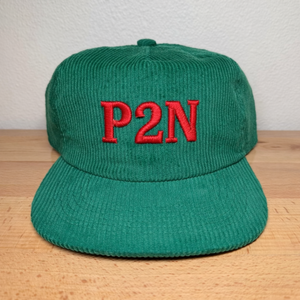 Casquettes Snapback en Corduroy Vert Personnalisées pour Hommes, Broderie de Logo, Casquettes de Baseball Snapback pour Hommes Unisexe - Product Image 2