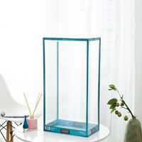 Boîte cadeau pliable recyclable de luxe sur mesure pour grande poupée, emballage en plastique PET transparent pour grande boîte à fleurs, présentoir pour animaux en peluche