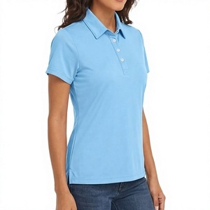 Relaxed Fit Casual Beach And Street Wear Lightweight Linen Women Polo Shirts Breathable Short Sleeve Summer Shirt For Ladies - Product Image 2
